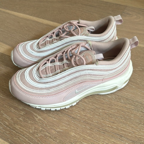 Nike Air Max 97 Barely Rose Womens Sz 8 Pink Low Top Sneaker - Picture 1 of 9